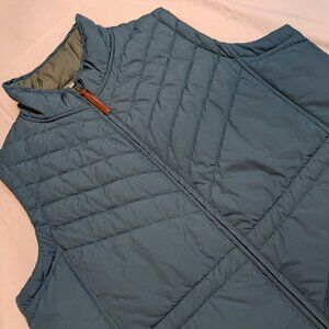 Woolrich Teal Quilted Vest Women's Full Zip